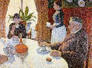 Paul Signac The Dining Room USA oil painting artist